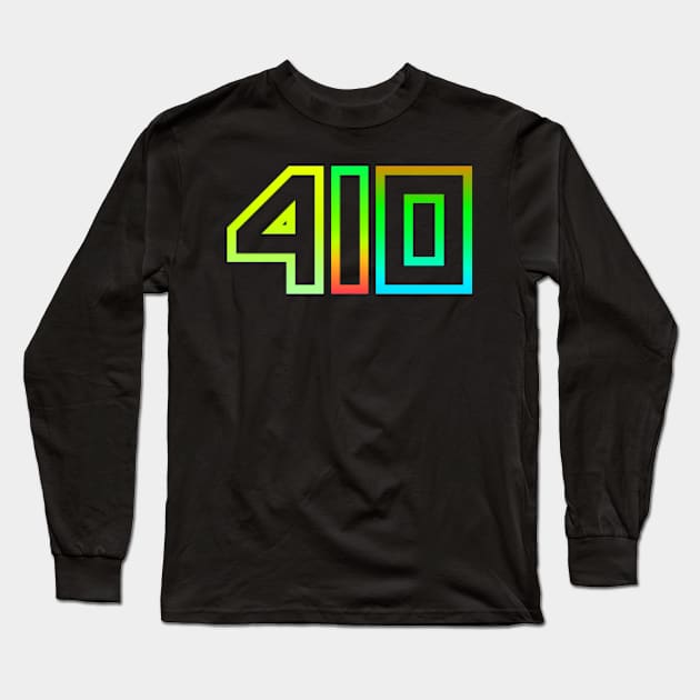 410 BMORE SET DESIGN Long Sleeve T-Shirt by The C.O.B. Store